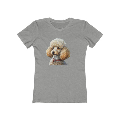 Standard Poodle #2  - Women's Slim Fit Ringspun Cotton Tee