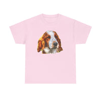 Irish Red & White Setter Unisex Heavy Cotton Tee