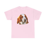 Irish Red & White Setter Unisex Heavy Cotton Tee