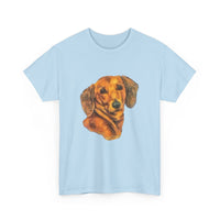 Dachshund 'Doxie #1' Unisex Heavy Cotton Tee