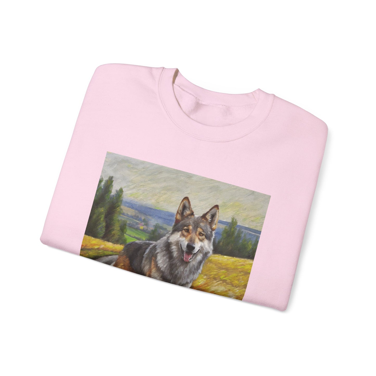 Czechoslovakian Vlcak -Unisex 50/50 Crewneck Sweatshirt