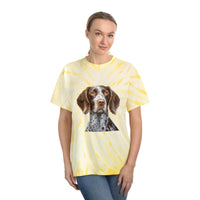 German Wirehaired Pointer Classic Tie-Dye Tee, Cyclone