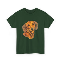 Dachshund 'Doxie #1' Unisex Heavy Cotton Tee