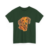 Dachshund 'Doxie #1' Unisex Heavy Cotton Tee