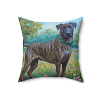 Treeing Tennessee Brindle Spun Polyester Throw Pillow