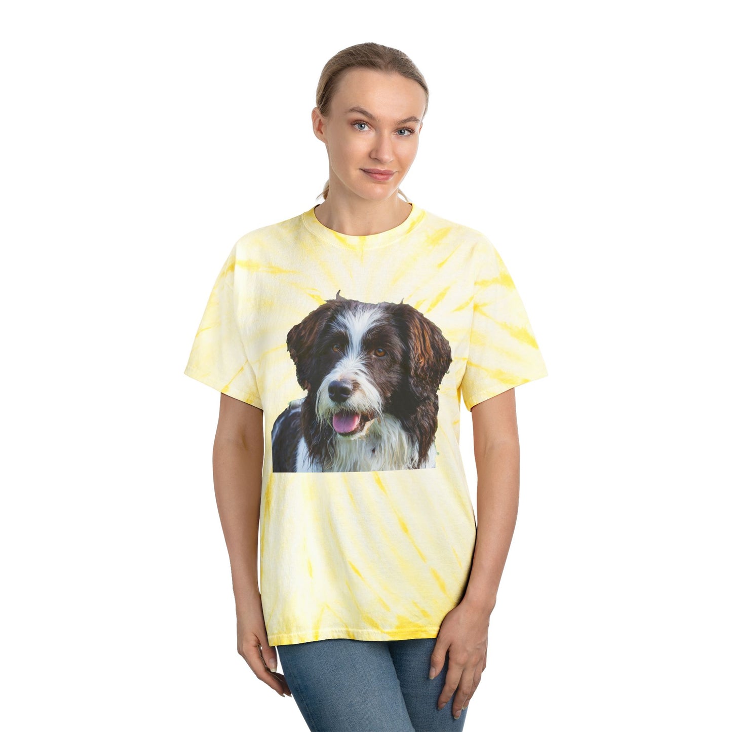 Drentsche Patrijshond Classic Tie-Dye Tee, Cyclone