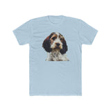 Petit Basset Griffon Vendéen Men's Fitted Cotton Crew Tee