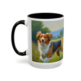 Nederlandse Kooikerhondje - Ceramic Accent Coffee Mug - 2 Sizes