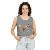 Korean Jindo Unisex Relaxed Fit Garment-Dyed Tank Top