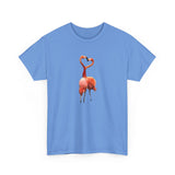 Flamingos - 'Love Birds'  Unisex Heavy Cotton Tee