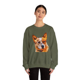 Red Heeler - Australian Cattle Dog - Unisex 50/50 Crewneck Sweatshirt