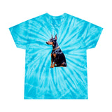 Doberman Pinscher #2  --  Tie-Dye Tee, Cyclone