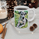 Harlequin Great Dane 'Leonid' Ceramic Mug 11oz