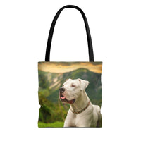 Dogo Argentino Tote Bag (AOP)