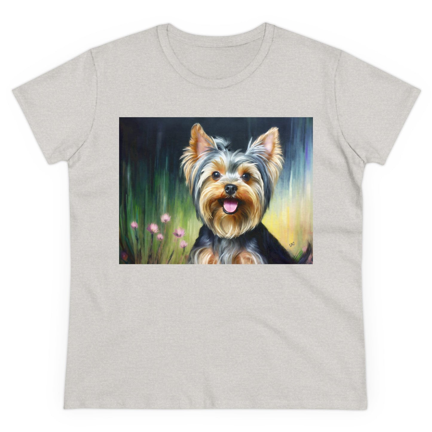Yorkie #3 Women's Midweight Cotton Tee