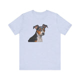 Teddy Roosevelt Terrier Unisex Jersey Short Sleeve Tee