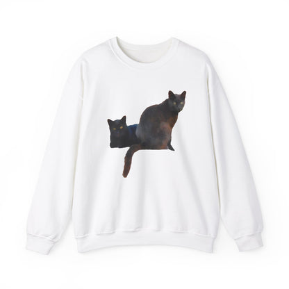 Black Cats 'Sifnos Sisters' Unisex 50/50  Crewneck Sweatshirt