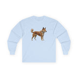 Shikoku - Japanese Hunting Dog Classic Cotton Long Sleeve Tee