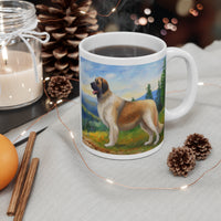 Anatolian Shepherd White Ceramic Mug 11oz