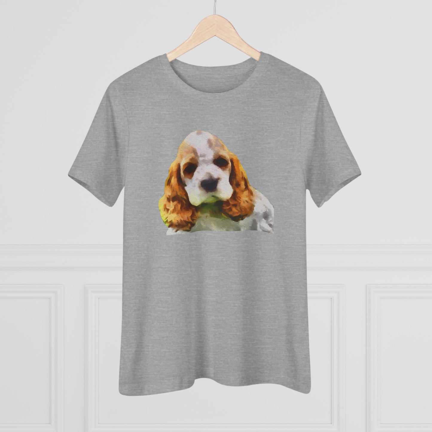 Cocker Spaniel 'Hogan' Women's Relaxed Fit Cotton Tee