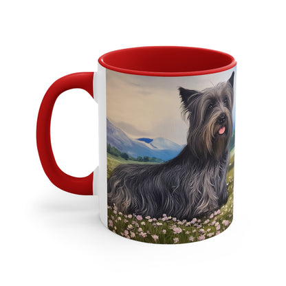 Skye Terrier 11oz Ceramic Accent Mug