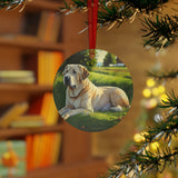 Broholmer - Danish Mastiff  - Christmas Tree Metal Ornaments