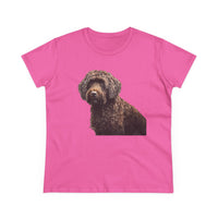 Barbet Women's Midweight Cotton Tee: A Artistic Embrace