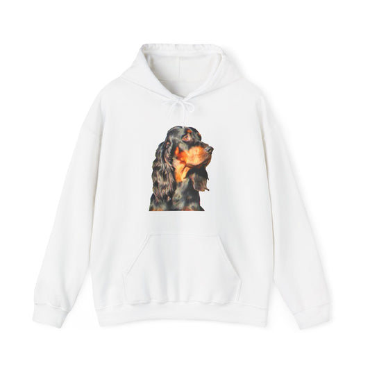 Gordon Setter 'Angus' Unisex 50/50 Hoodie