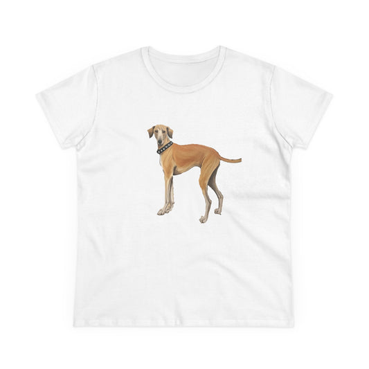 Sloughi - Arabian Greyhound - Women's Midweight Cotton Tee