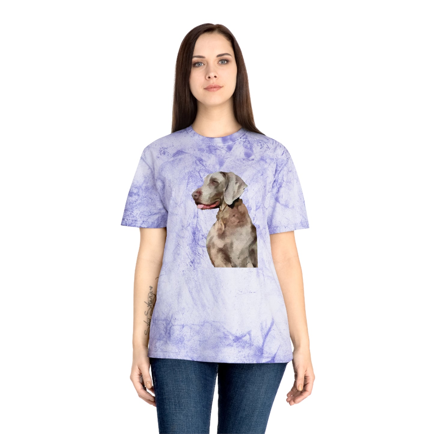 Weimaraner 'Rocky' Color Blast T-Shirt