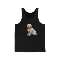 Clumber Spaniel Unisex Jersey Tank