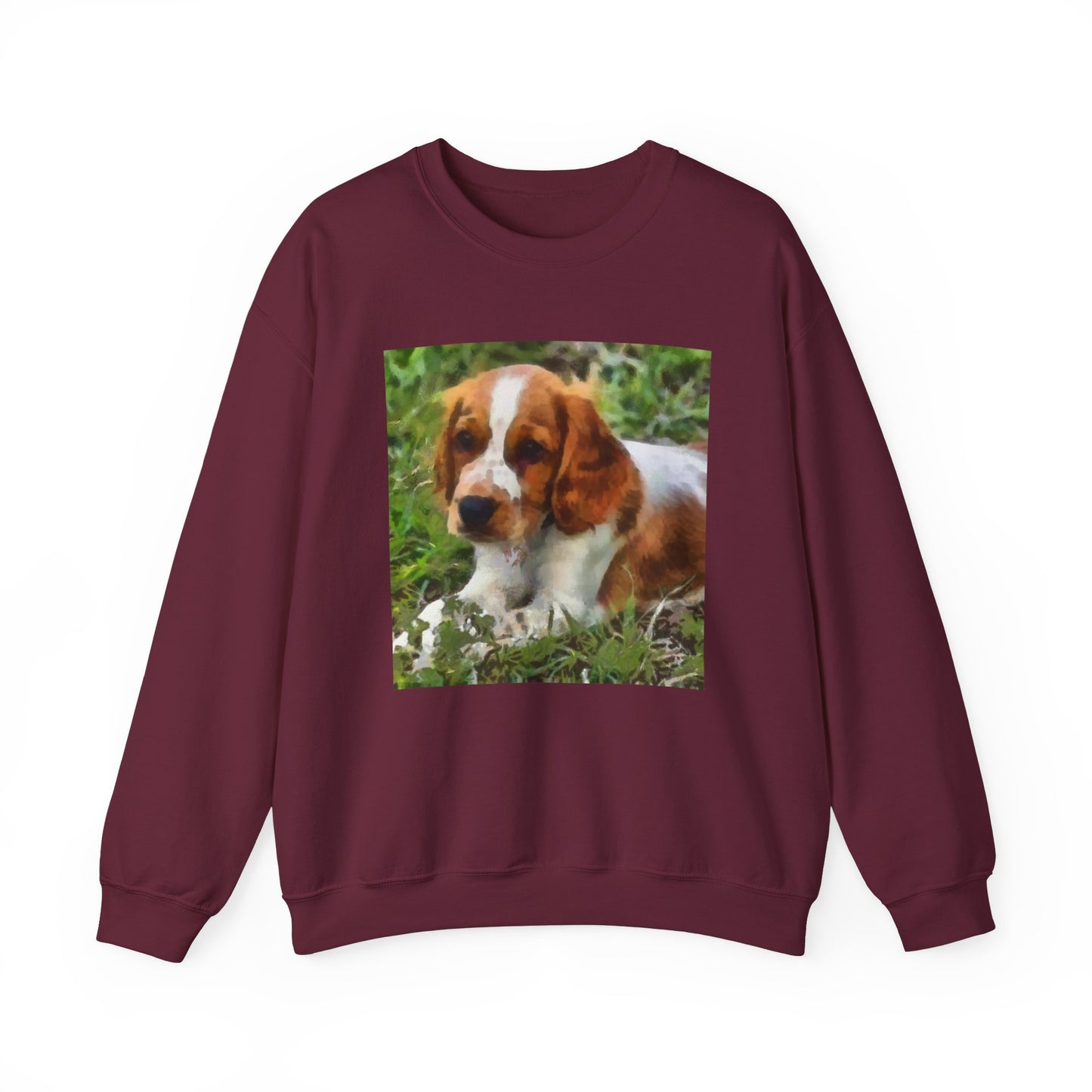 Welsh Springer Spaniel Unisex 50/50  Crewneck Sweatshirt