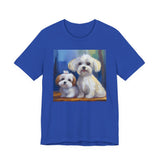 Maltese Puppies Unisex Jersey Short Sleeve Tee