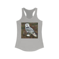 Snowy White Owl - Women's Racerback Tank