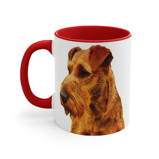 Irish Terrier 'Jocko' Accent Coffee Mug, 11oz