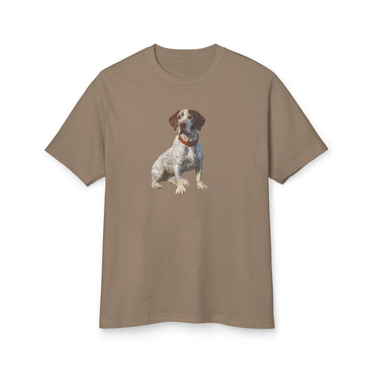 Braque du Bourbonnai - Unisex Relaxed Fit Garment-Dyed Heavyweight Cotton Tee