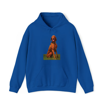 Hungarian Vizsla 'Waiting For The Bride'  Unisex 50/50 Hoodie