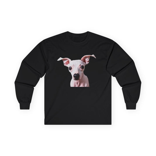 American Hairless Terrier Unisex Cotton Long Sleeve Tee – A Stylish Tribute
