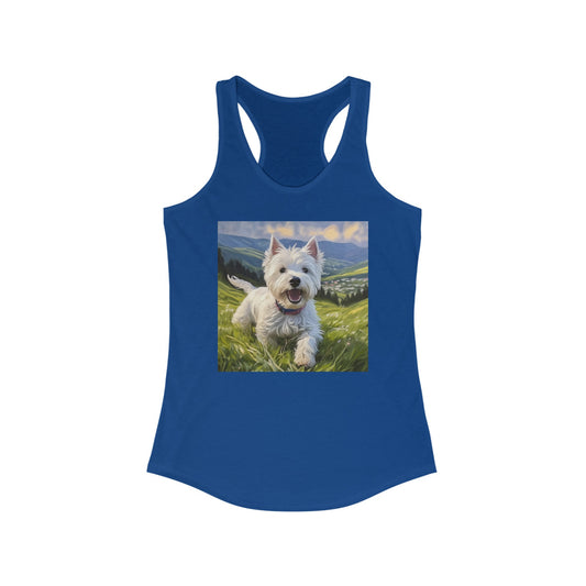 Westie Women's Classic Racerback Tank