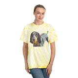 Bluetick Coonhound Unisex Cotton Tie-Dye Tee, Cyclone