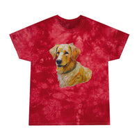 Golden Retriever Puppy Tie-Dye Tee, Crystal