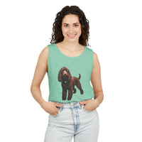 Irish Water Spaniel Unisex Relaxed Fit Garment-Dyed Tank Top