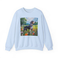 Bluetick Coonhound - Unisex 50/50 Crewneck Sweatshirt