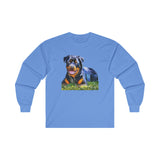 Rottweiler 'Lina' Unisex Cotton Long Sleeve Tee