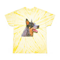 Blue Heeler - 'Percy' Unisex Cotton Tie-Dye Tee, Cyclone