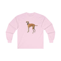 Sloughi - Arabian Greyhound - Unisex Classic Cotton Long Sleeve Tee