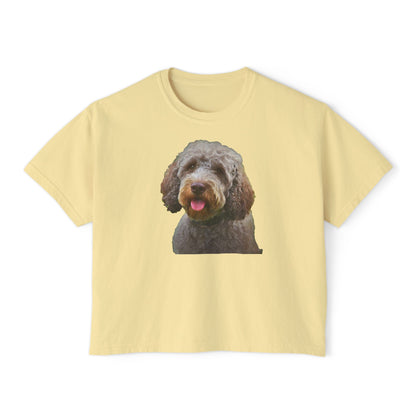 Lagotto Romagnolo 'Italian Truffle Dog' Women's Boxy Tee