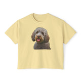 Lagotto Romagnolo 'Italian Truffle Dog' Women's Boxy Tee