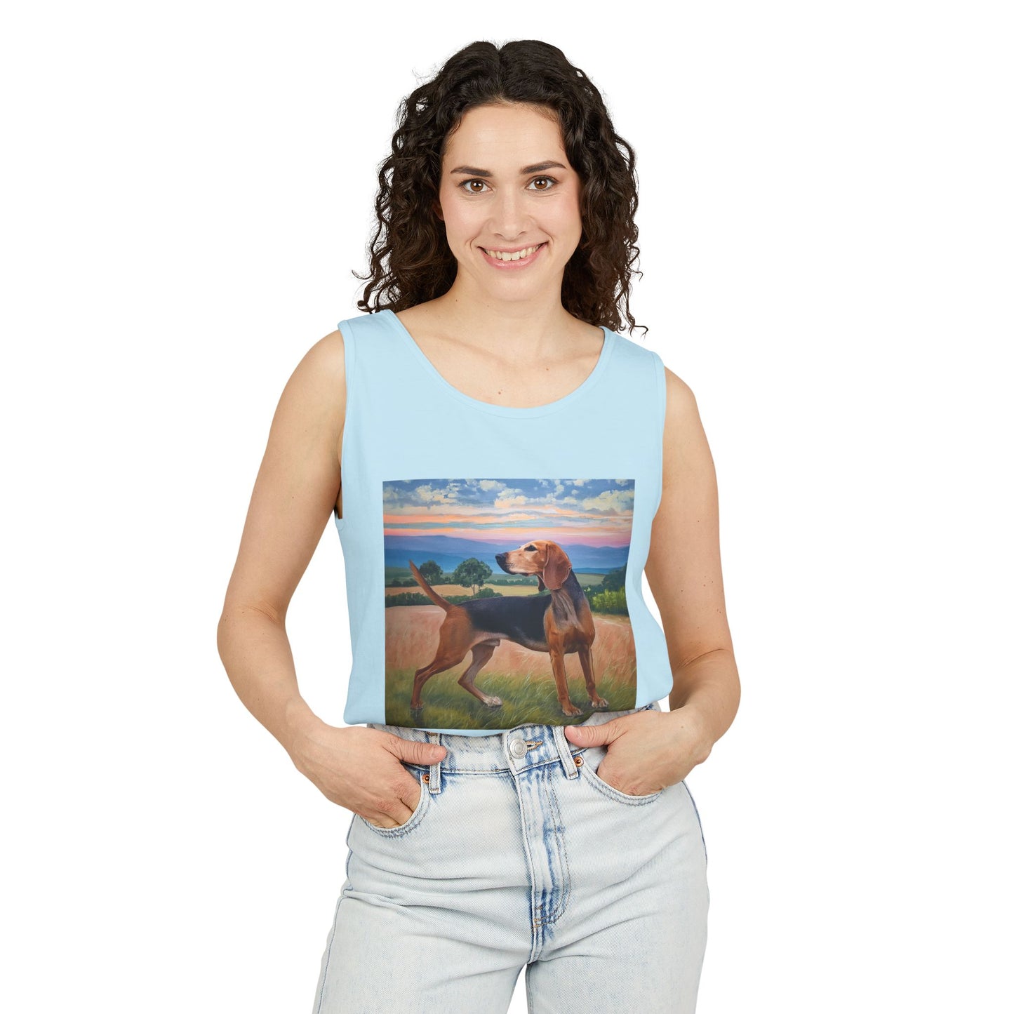 Segugio Italiano  - Unisex Relaxed Fit Garment-Dyed Tank Top