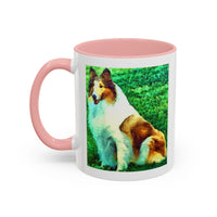 Collie 'Ramsey' Accent Coffee Mug, - 2 Sizes